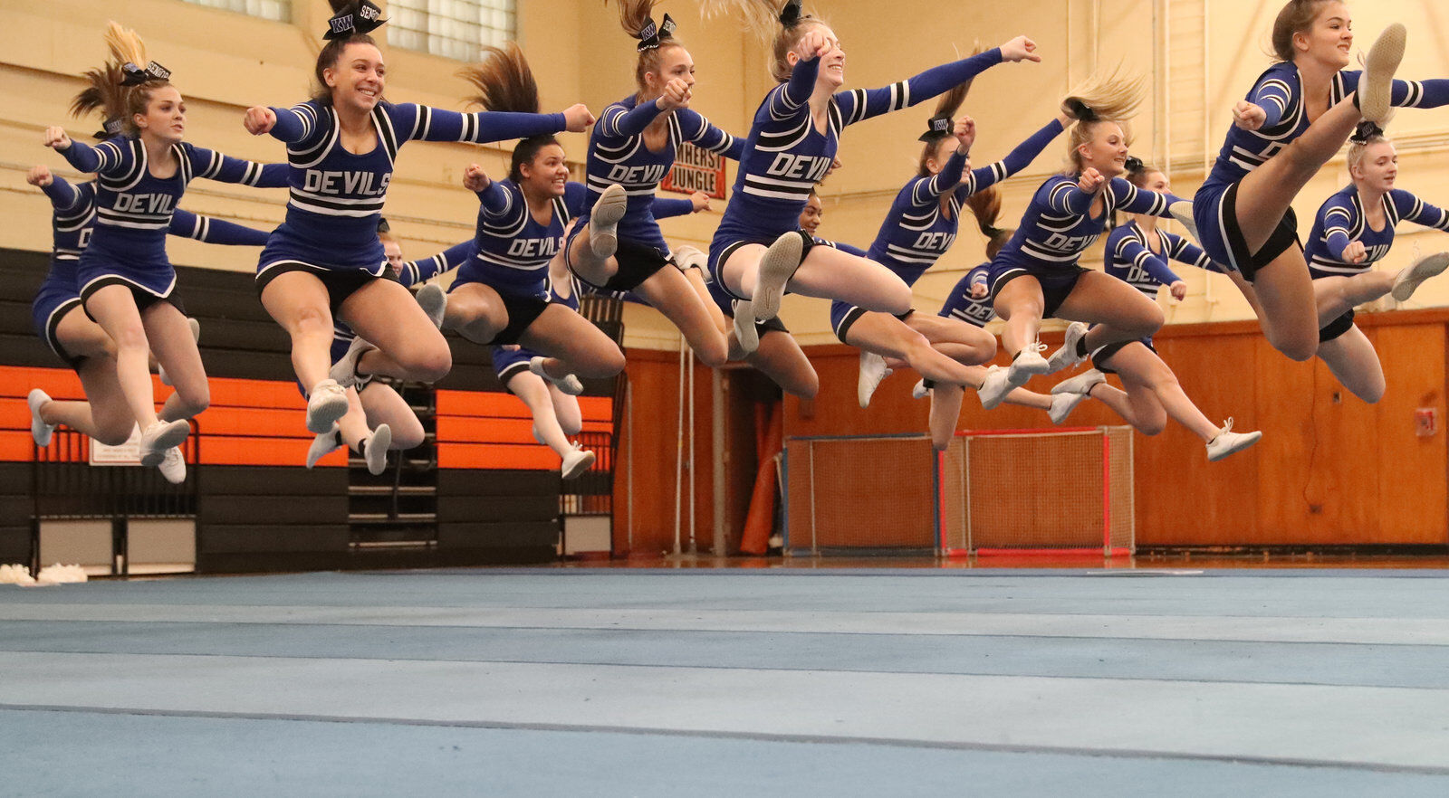 Section VI cheerleading championships, Division B